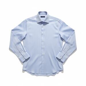 Suitsupply Egyptian Cotton Light Blue Extra Slim Formal Button Up Shirt Men 39